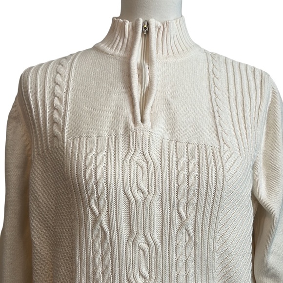 Vintage Karen Scott quarter zip sweater - Picture 2 of 5